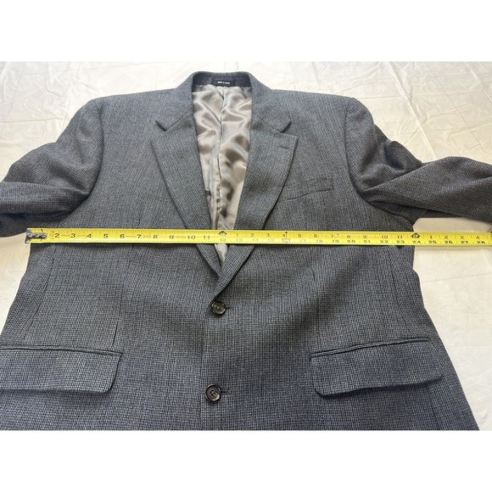 Lauren Ralph Lauren Mens‎ 46R Gray Lambswool Blazer Sport Coat Suit Jacket - Picture 5 of 8